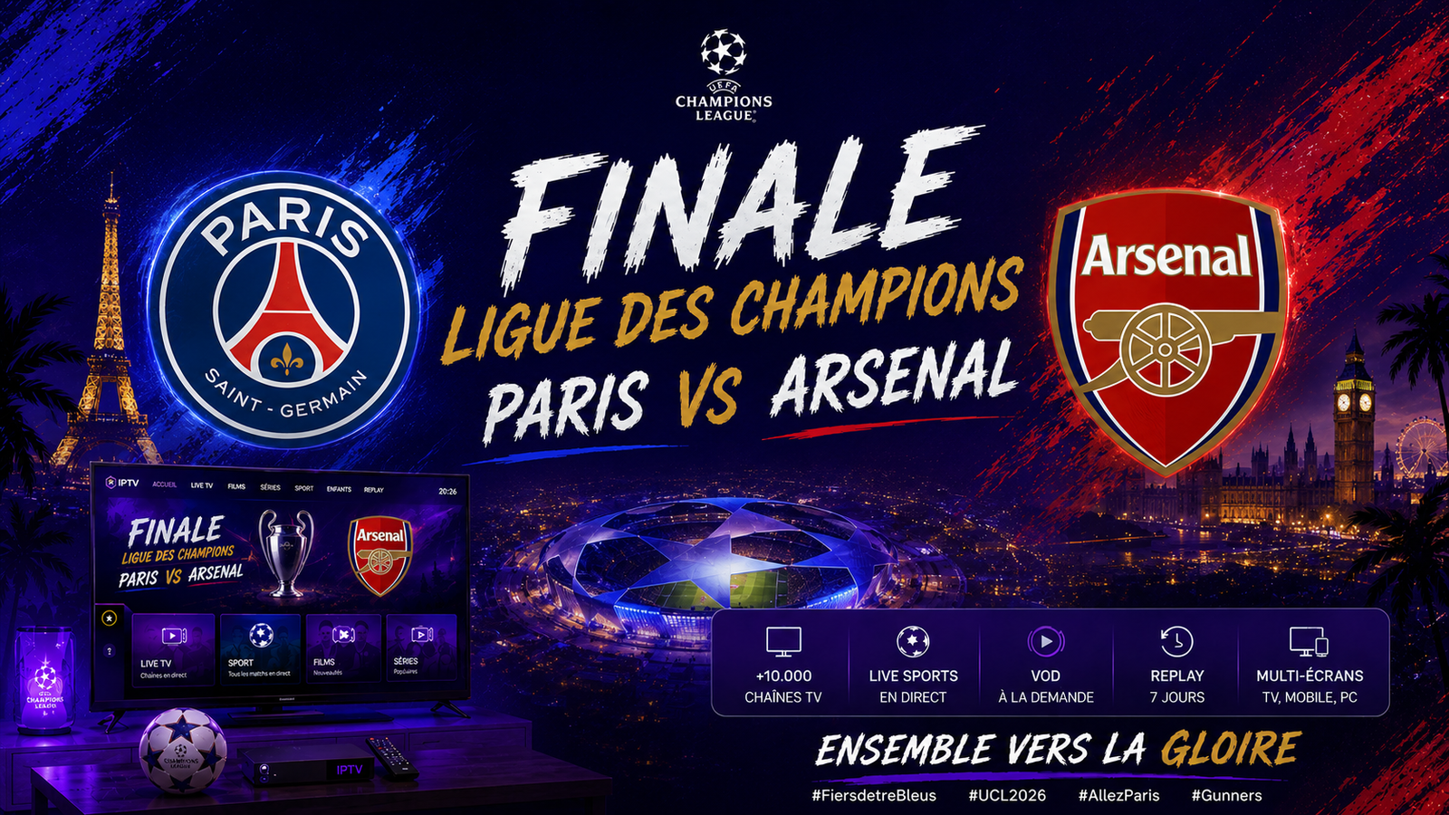 Finale Ligue des Champions 2026 Paris Arsenal